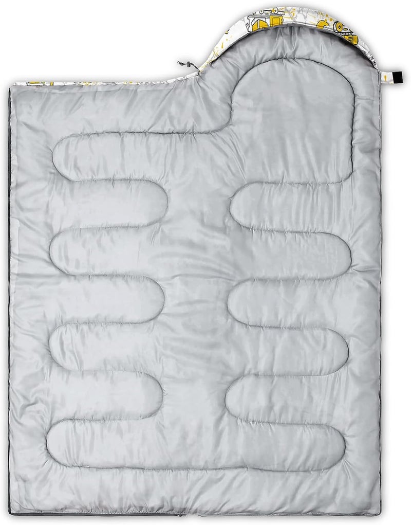 QOOMO Camping Sleeping Bags,3 Season Warm & Cool Weather,Lightweight,Waterproof Sleeping Bags for Adults & Kids,Traveling,and Outdoors - Image 5